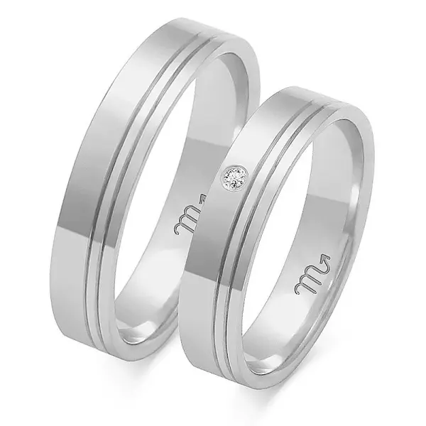 Obrączki ślubne - Wzór OZB 18