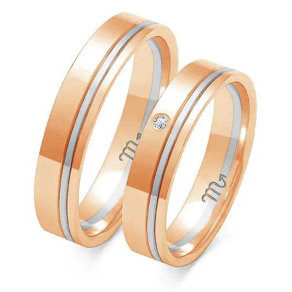 Obrączki ślubne - Wzór OZB 18