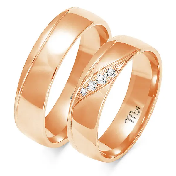 Obrączki ślubne - Wzór OZB 207