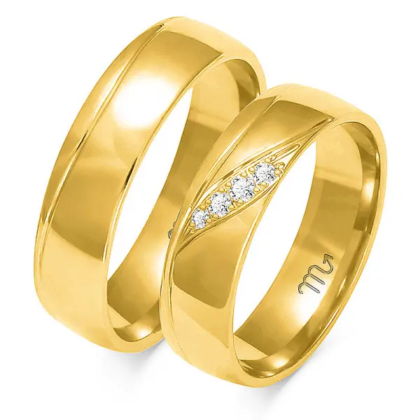 Obrączki ślubne - Wzór OZB 207