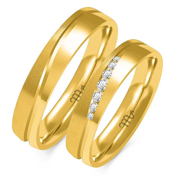 Obrączki ślubne - Wzór OZB 222