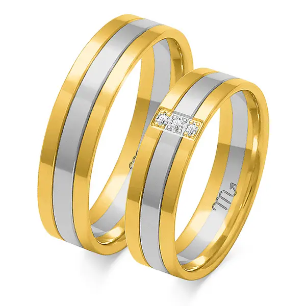 Obrączki ślubne - Wzór OZB 29