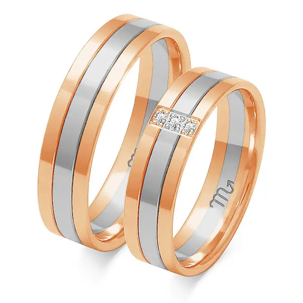 Obrączki ślubne - Wzór OZB 29