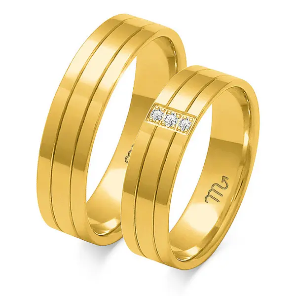 Obrączki ślubne - Wzór OZB 29