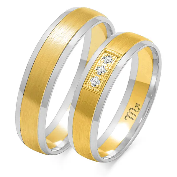 Obrączki ślubne - Wzór OZB 33