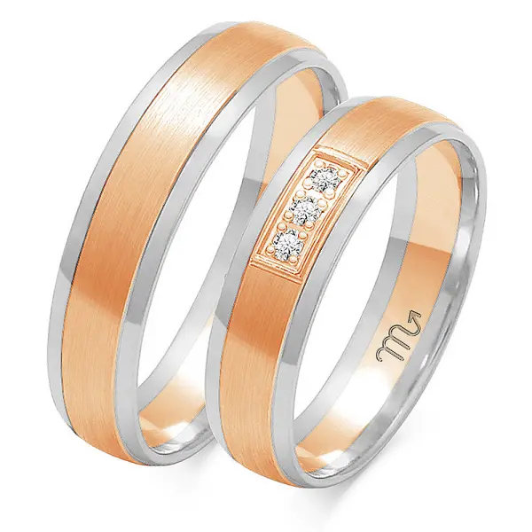 Obrączki ślubne - Wzór OZB 33