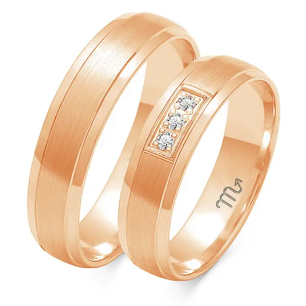 Obrączki ślubne - Wzór OZB 33