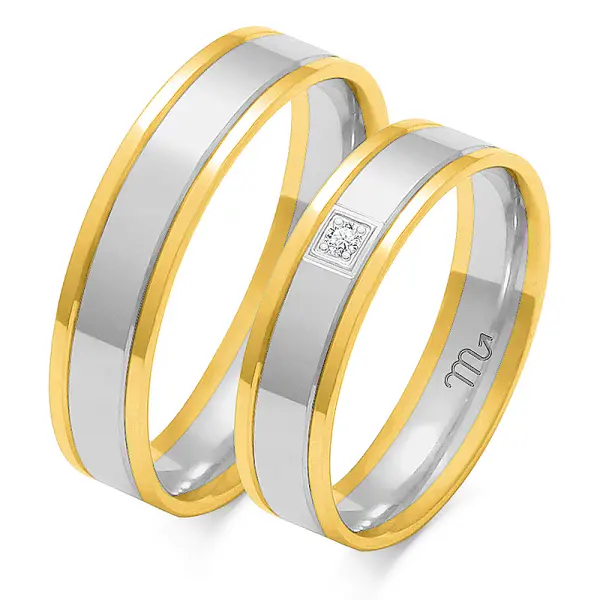 Obrączki ślubne - Wzór OZB 35