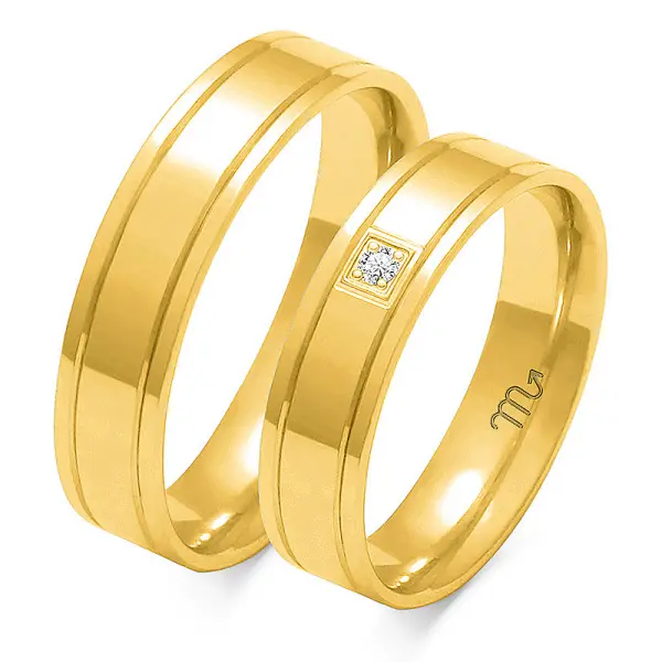 Obrączki ślubne - Wzór OZB 35