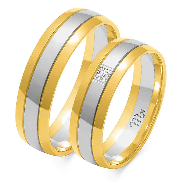 Obrączki ślubne - Wzór OZB 38