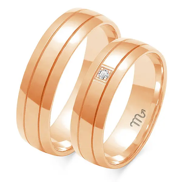 Obrączki ślubne - Wzór OZB 38