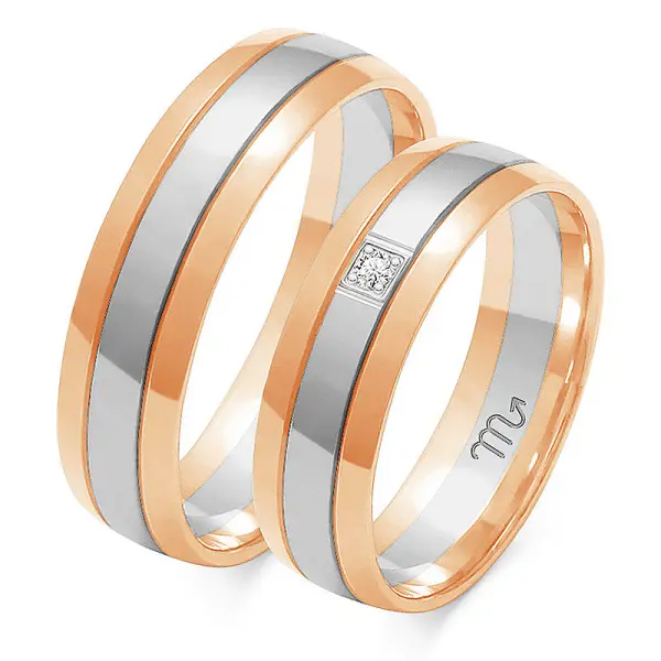 Obrączki ślubne - Wzór OZB 38