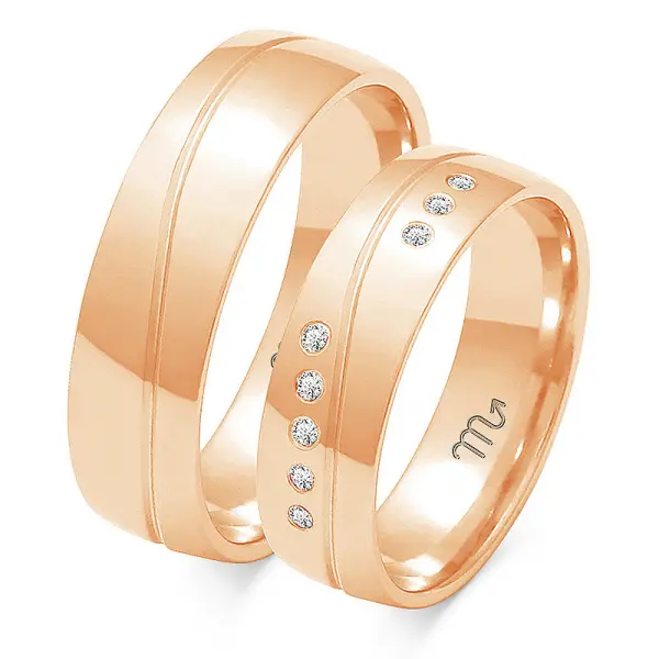 Obrączki ślubne - Wzór OZB 92