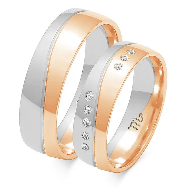 Obrączki ślubne - Wzór OZB 92