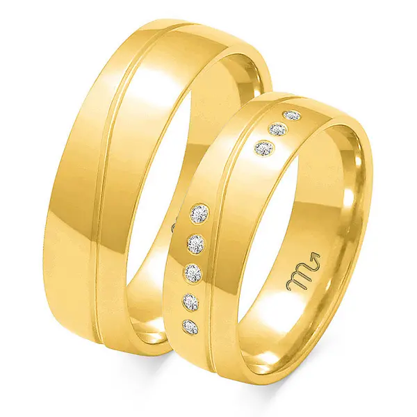 Obrączki ślubne - Wzór OZB 92