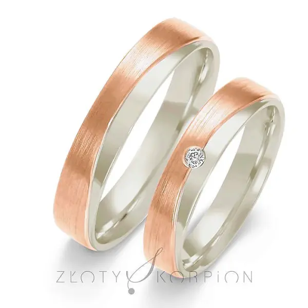 Obrączki ślubne - Wzór OP - 9