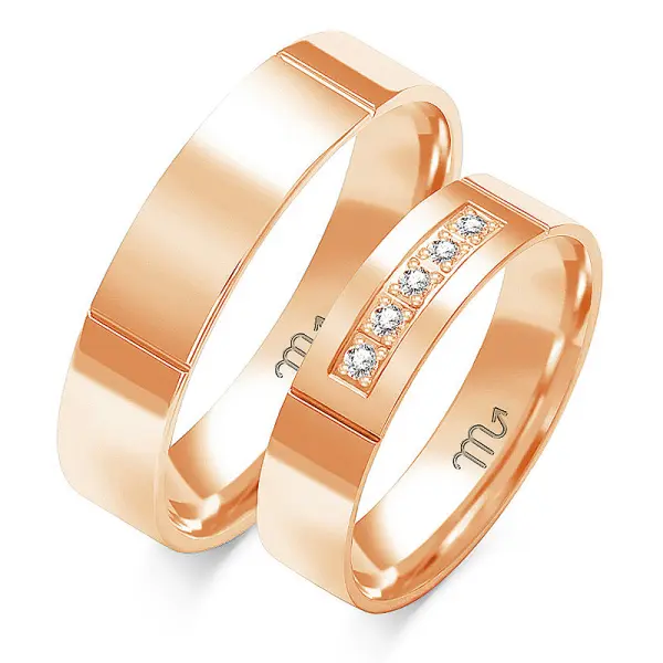 Obrączki ślubne - Wzór OZB 177