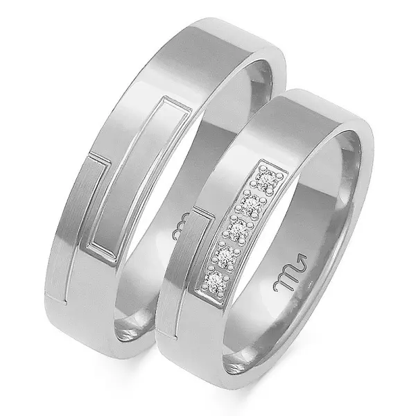 Obrączki ślubne - Wzór OZB 184