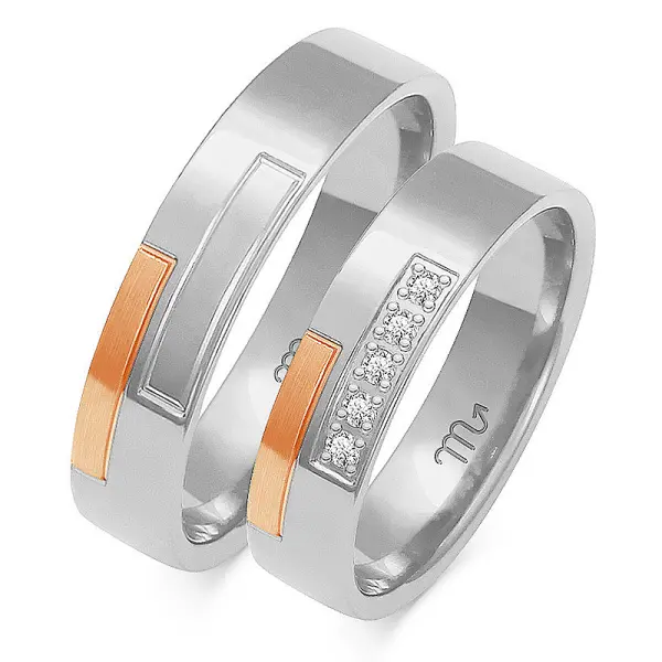 Obrączki ślubne - Wzór OZB 184