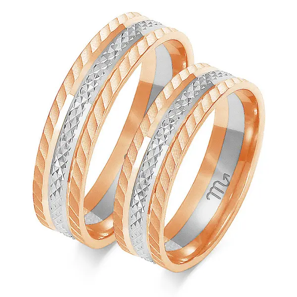 Obrączki ślubne - Wzór OZB 212