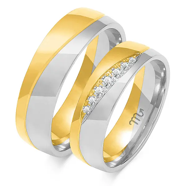 Obrączki ślubne - Wzór OZB 216