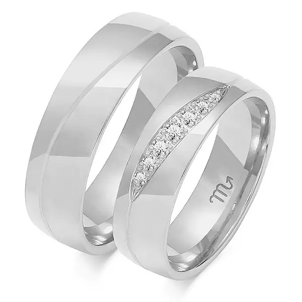 Obrączki ślubne - Wzór OZB 216