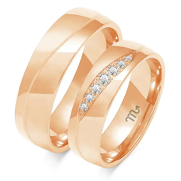 Obrączki ślubne - Wzór OZB 216