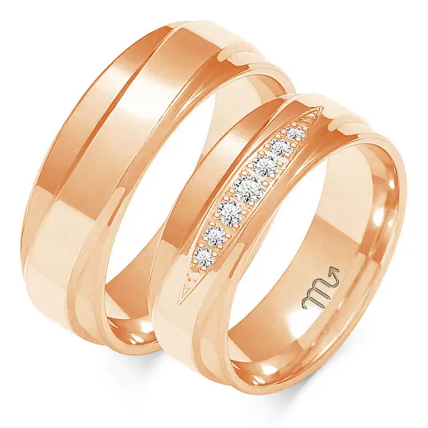 Obrączki ślubne - Wzór OZB 221