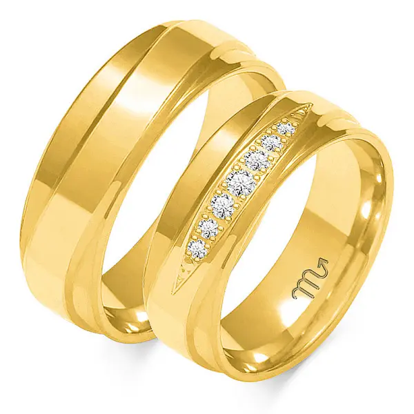 Obrączki ślubne - Wzór OZB 221