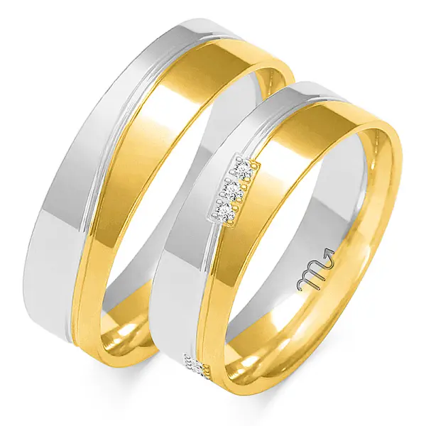 Obrączki ślubne - Wzór OZB 223