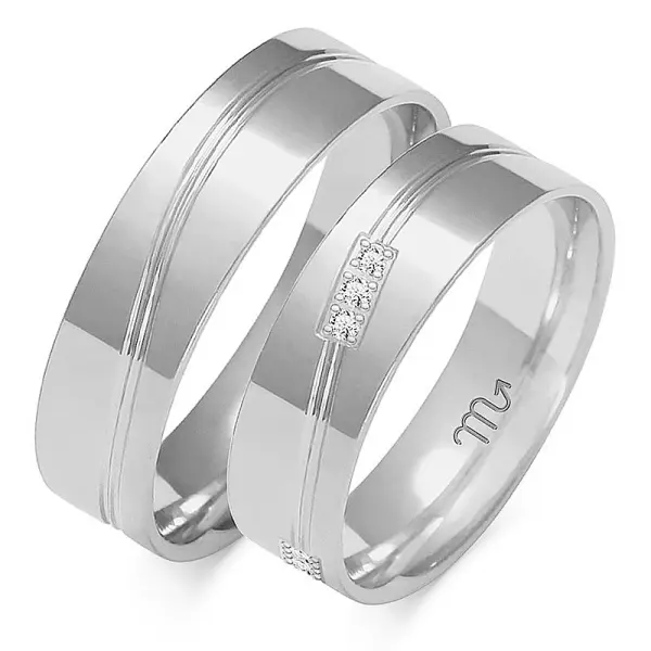 Obrączki ślubne - Wzór OZB 223