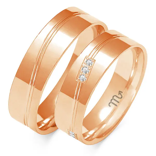 Obrączki ślubne - Wzór OZB 223