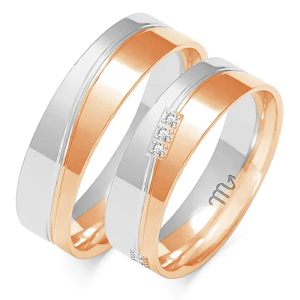 Obrączki ślubne - Wzór OZB 223