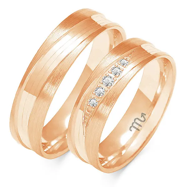 Obrączki ślubne - Wzór OZB 224