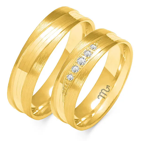 Obrączki ślubne - Wzór OZB 224