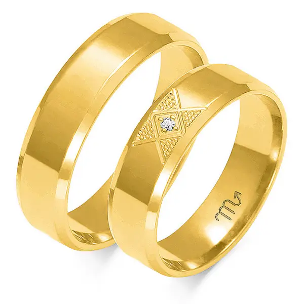 Obrączki ślubne - Wzór OZB 227