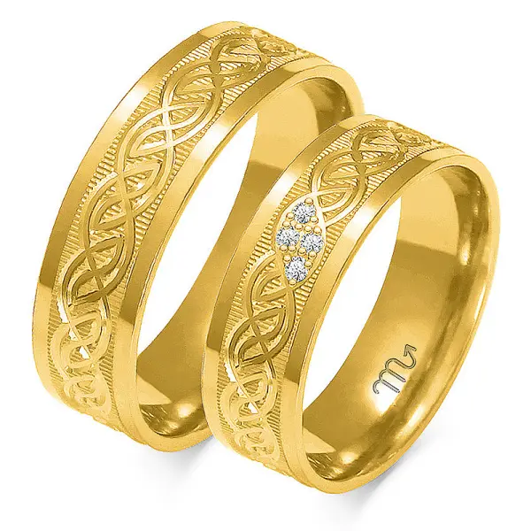 Obrączki ślubne - Wzór OZB 233