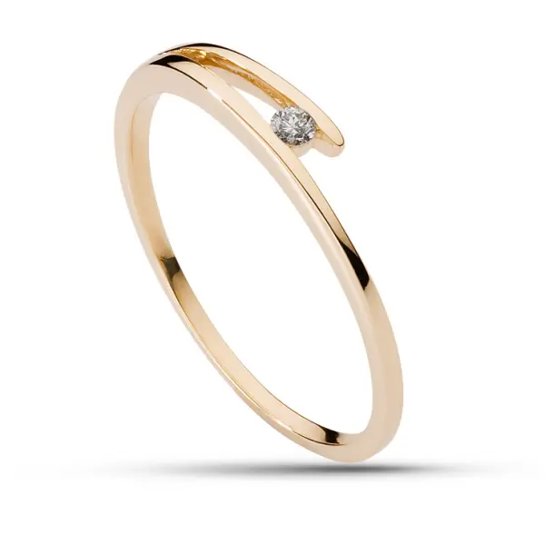 Pierścionek z brylantem - AZ0010