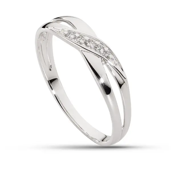 Pierścionek z brylantem - Wzór AZ0007