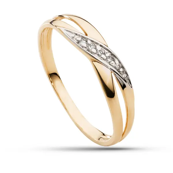 Pierścionek z brylantem - Wzór AZ0003