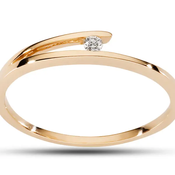 Pierścionek z brylantem - AZ0010