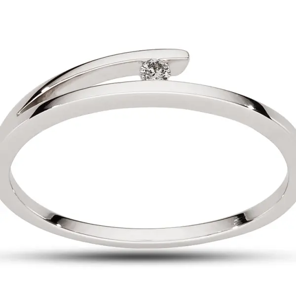 Pierścionek z brylantem -AZ0011