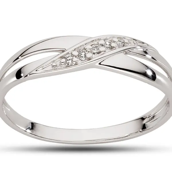 Pierścionek z brylantem - Wzór AZ0007