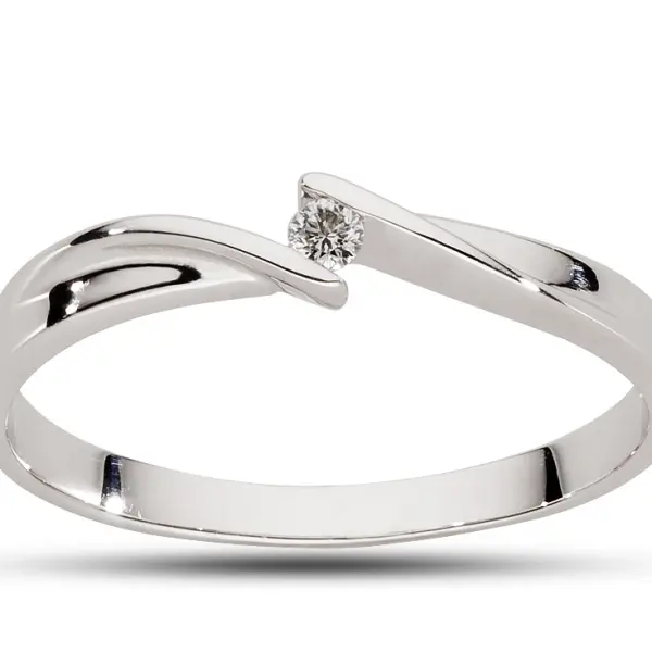 Pierścionek z brylantem - Wzór AZ0022