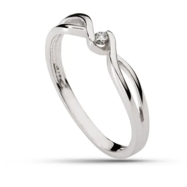 Pierścionek z brylantem - Wzór AZ0025