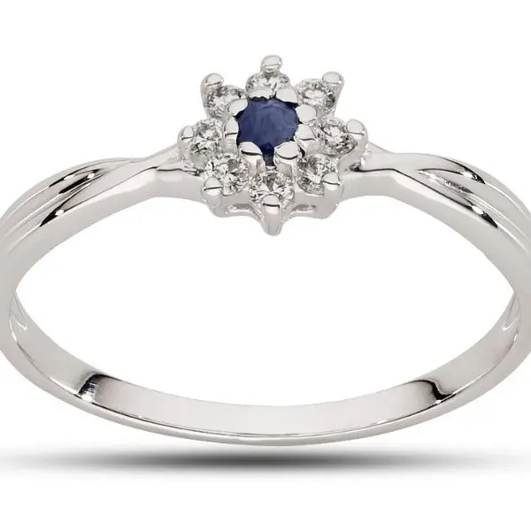 Pierścionek z brylantem - Wzór AZ0017