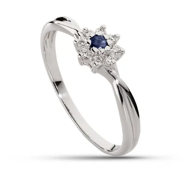 Pierścionek z brylantem - Wzór AZ0017