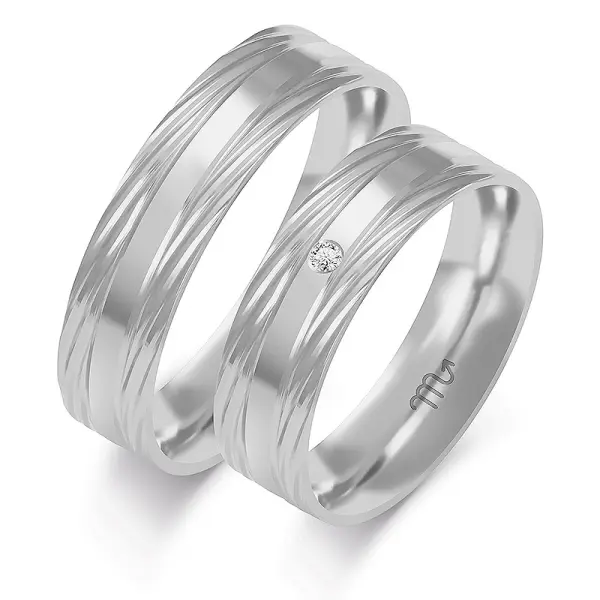 Obrączki ślubne - Wzór BJA 108