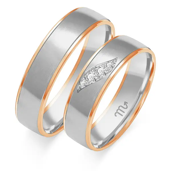 Obrączki ślubne - Wzór BJA 201