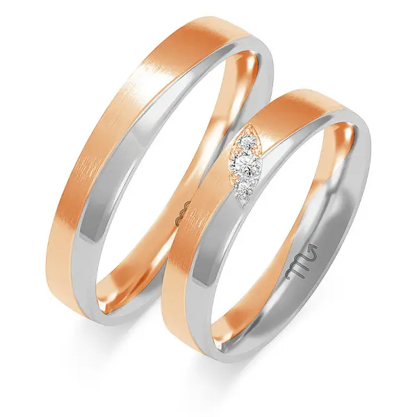 Obrączki ślubne - Wzór BJA 202